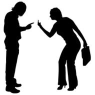 Vector silhouette of couple N193