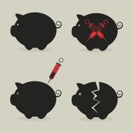 Swine Flu Icon Set