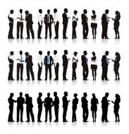 Vector of Multi-ethnic Business people N3