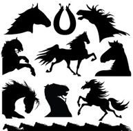 Horse Silhouettes