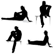 Young Man Sitting
