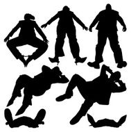 Business People Laying Down