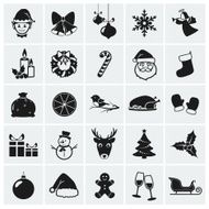 christmas icons vector illustration N3