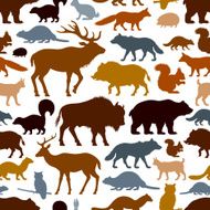 Wild animals pattern N3