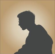 Man Looking Ahead - VECTOR