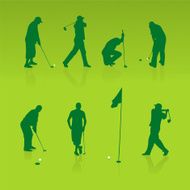 Golf players N3