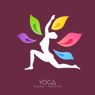 Beautiful Woman Doing Yoga N6