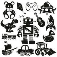 Vector Toys Icons Set N2