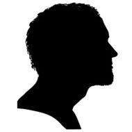Vector silhouettes people N16