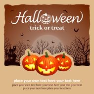 Halloween pumpkin lanterns