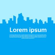 City Skyscraper Silhouette Cityscape Background Skyline