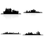 Building silhouettes N11