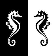 Graphical vector seahorse