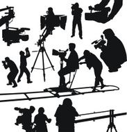 cameramen and camcorders