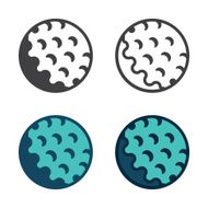 Golf Ball Icon N2