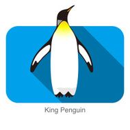 King Penguin standing watch up seed seriers
