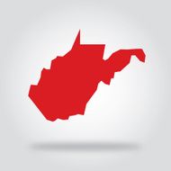West Virginia Red State Icon