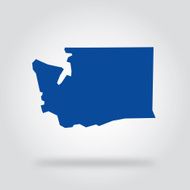 Washington Blue State Icon