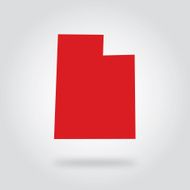 Utah Red State Icon