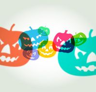 halloween pumpkins - Blurred