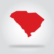 South Carolina Red State Icon