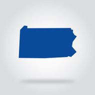 Pennsylvania Blue State Icon