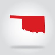 Oklahoma Red State Icon