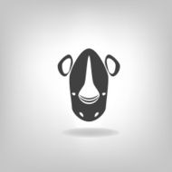 emblem a rhinoceros