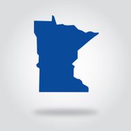 Minnesota Blue State Icon