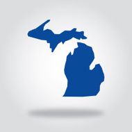 Michigan Blue State Icon