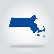 Massachusetts Blue State Icon