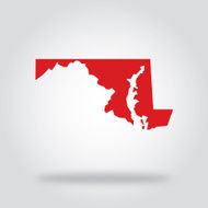 Maryland Red State Icon