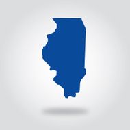 Illinois Blue State Icon