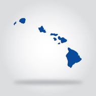 Hawaii Blue State Icon