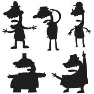 Funny Male Silhouettes