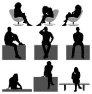 People sitting N2