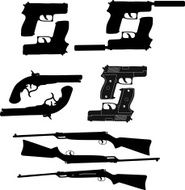 Gun Silhouette N5
