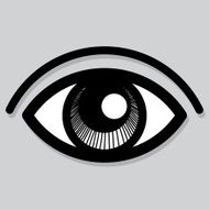 eye icon vector