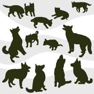 Dogs (vector) N2