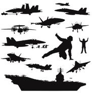 Naval aviation silhouettes