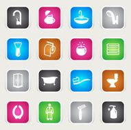 Multicolor Icons - Bathroom