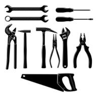 Set of tools icons N2