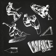 wakeboarding set