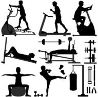 Gym Gymnasium People Sport Exercise Workout