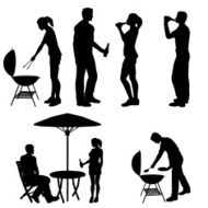 Barbecue Silhouette Collection