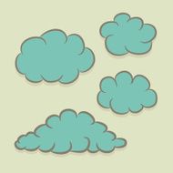 Set of clouds N4