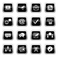 Supergloss Black Icons - Blogging