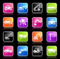 Ubergloss Icons - Construction Machines