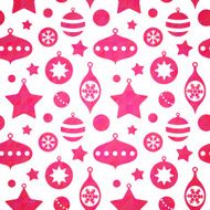 Cute christmas toys seamless pattern