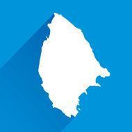 Blue La Digue Map Icon